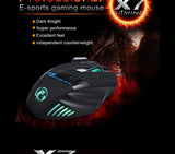 Ergonomic Wired Gaming Mouse 7 Button LED 5500 DPI