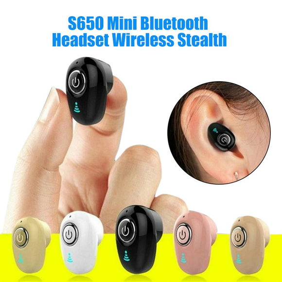 Mini Invisible Ture Wireless Earphone Noise Cancelling Bluetooth