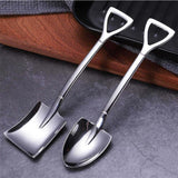 304 creative retro shovel coffee spoon