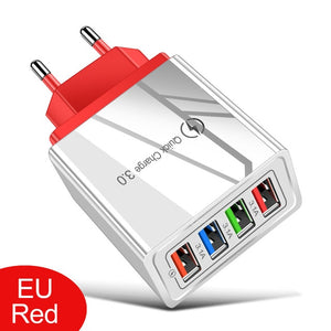 Quick Charge 4.0 USB Charger Universal 4 Port Fast Charging