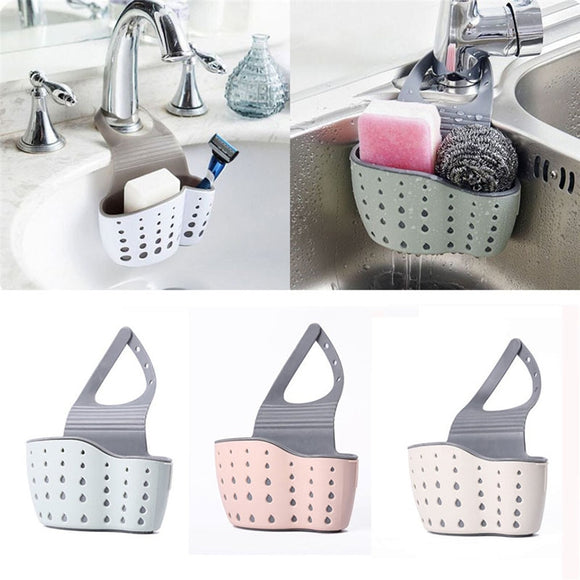 Portable Sink Shelf Soap Sponge Drain Rack