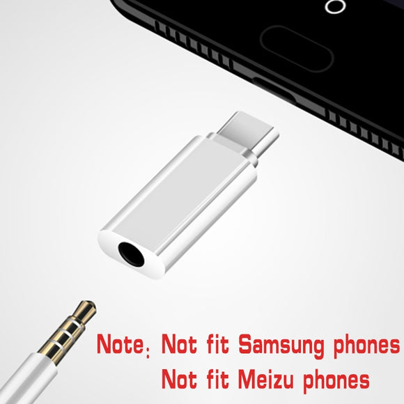 Type-C to 3.5mm Jack Converter Earphone Audio Adapter Cable