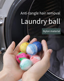 6pcs nylon laundry ball decontamination washing machine washing and protecting ball sticking and removing hair removal cleaning