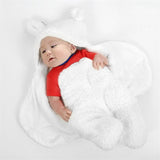 Baby Sleeping Bag Ultra-Soft Fluffy Fleece Newborn Receiving Blanket Swaddle Boy/Girl NEW 100% Cotton 0-6 Months Sleep Blanket