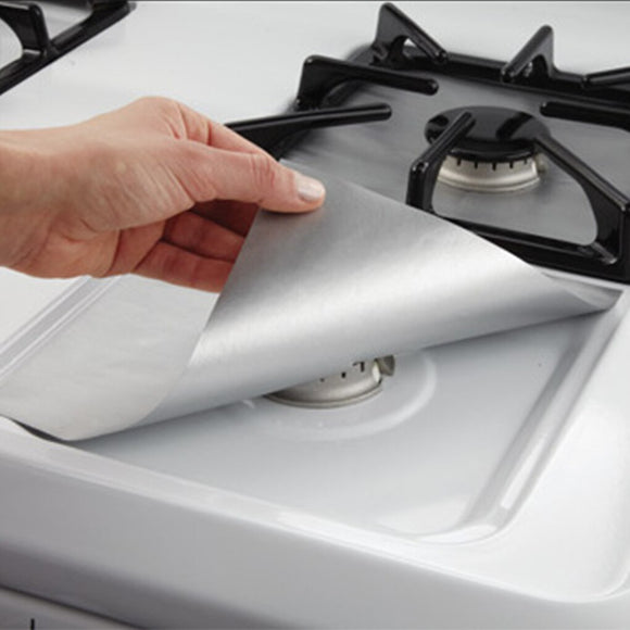 1/4PC Stove Protector Cover Liner Gas Stove Protector Gas Stove Stovetop Burner Protector Kitchen Accessories Mat Cooker Cover