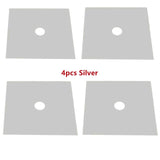 1/4PC Stove Protector Cover Liner Gas Stove Protector Gas Stove Stovetop Burner Protector Kitchen Accessories Mat Cooker Cover