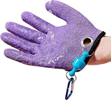 JoyFishing Fishing Glove with Magnet Release,Fishing Catching Gloves Non-Slip,Fisherman Professional Fishing Glove,Fishing Puncture Proof Gloves,Fish Gloves for handling